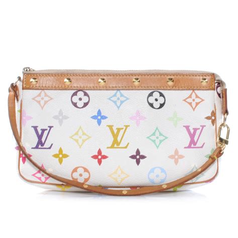 louis vuitton multicolor pochette white|louis vuitton multicolor collection.